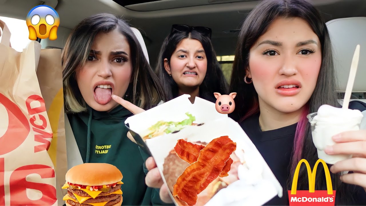 تحدي السيارة الامامي تحدد اكلي | طلبو خنزير صدمة❗️😱