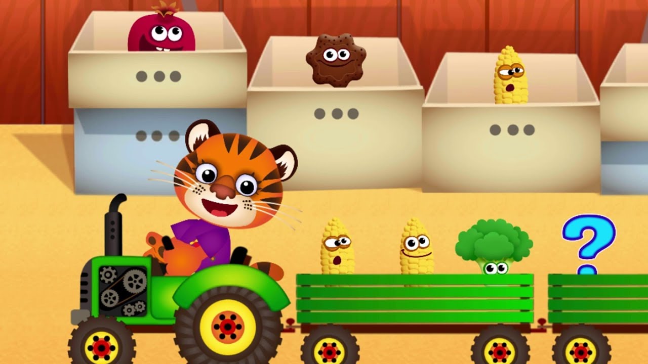 FUNNY FOOD 2 | PATTERNS | Matching Games for Kids | Educational Videos for Toddlers | Kids School