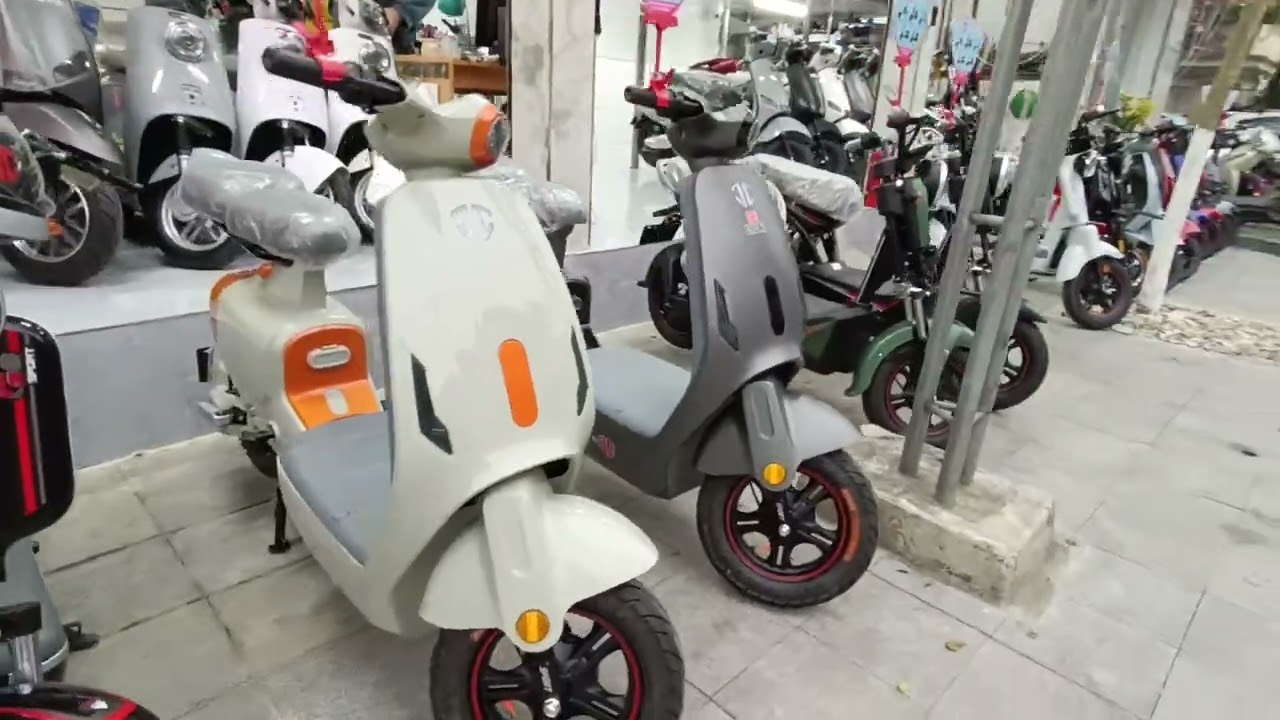 Giới thiệu xe điện có bàn đạp của các thương hiệu DK, JVC hiện có tại cửa hàng Quỳnh Phương