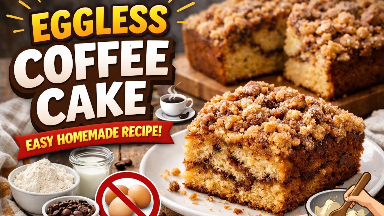 Eggless coffee cake🥮 Easy homemade recipe || #baking #cake #teacakes #homemade #trending #familyvlog