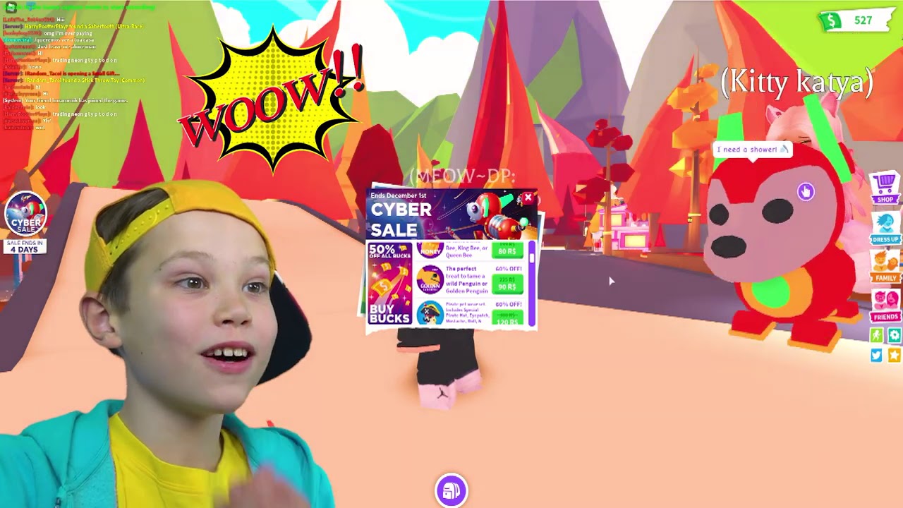 Распродажа в Adopt Me Roblox