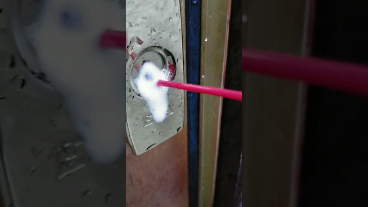 Door Lock Issues WD-40 to the RESCUE