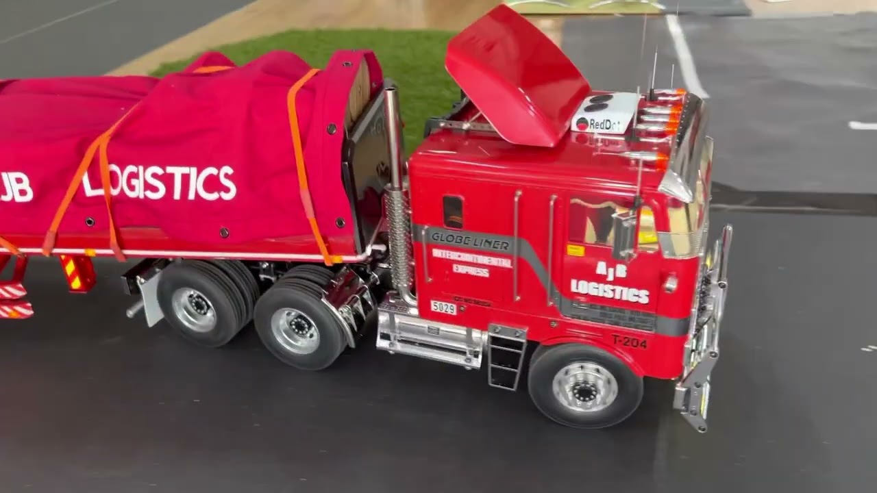Tamiya globe liner rc truck.
