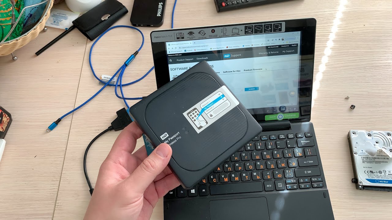 How to RESTORE WD MY PASSPORT WIRELESS PRO. Changing HDD and flashing new FIRMWARE.