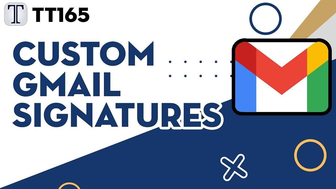 Tech Tuesday #165: Custom Gmail Signatures