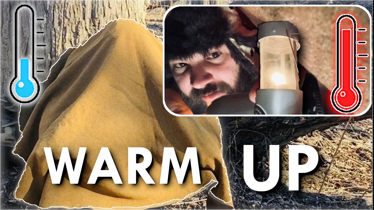 Warm Up w/ UCO Candle Lantern and Wool Blanket