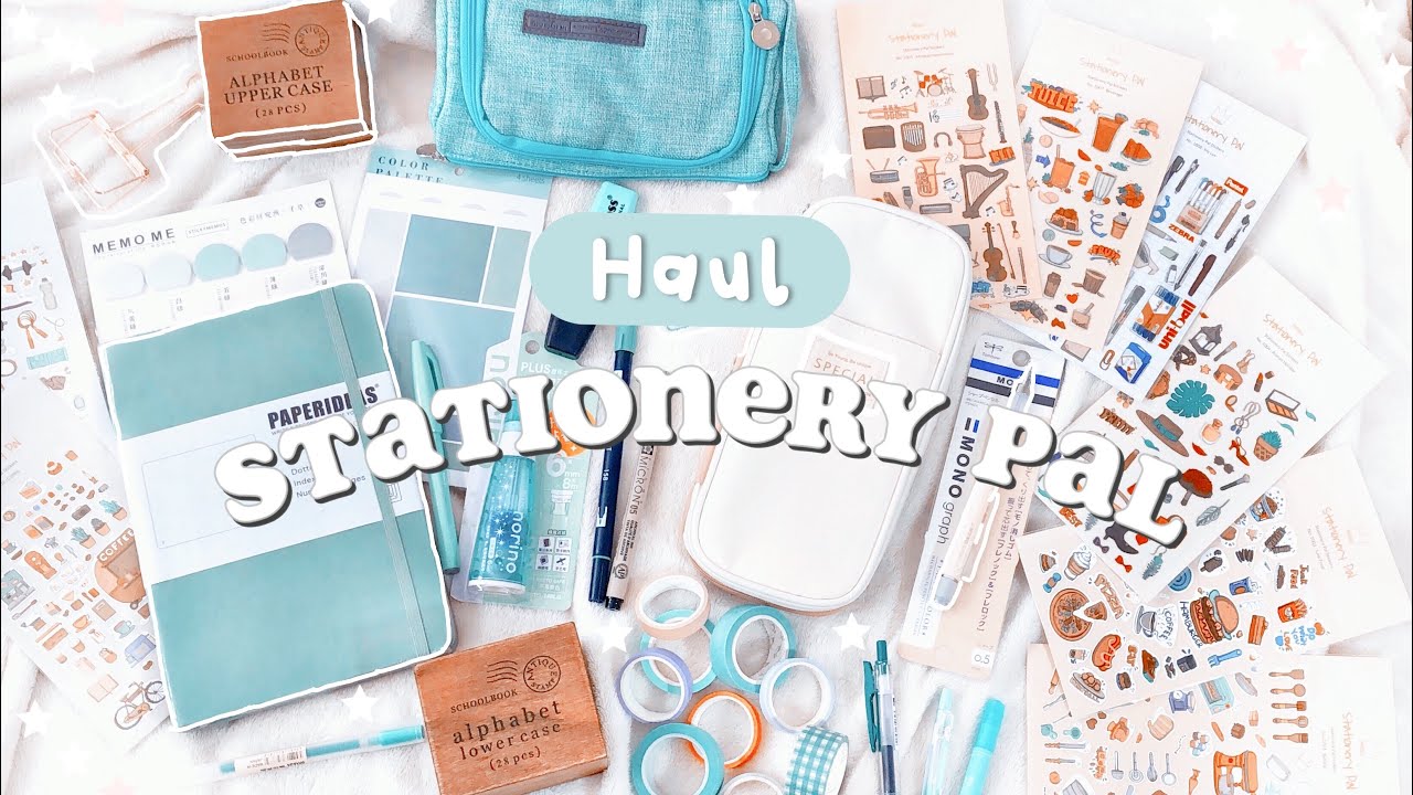 Mega haul + SORTEO | ft. Stationery pal🧺✨