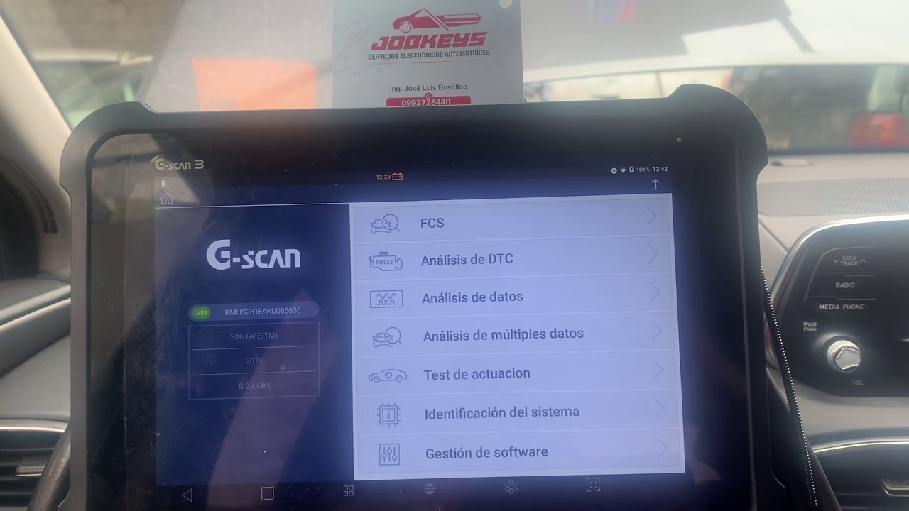 Programación Cero llaves Hyundai New Santa Fe 2019