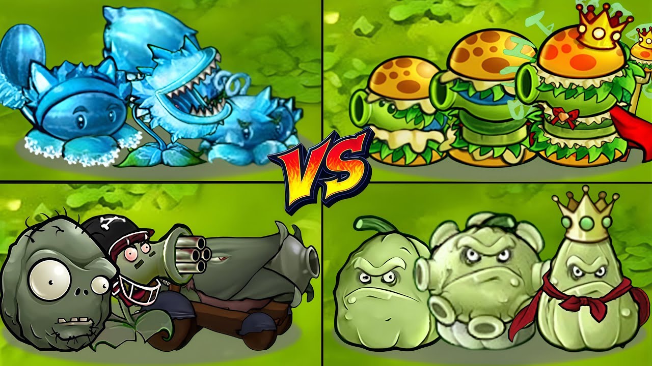 PVZ 1 Hybrid 3.14 Challenge!! Team 3 Hybrid Plant Vs Zomboni Giga Gargantuar + EXTRA - Who Will Win?