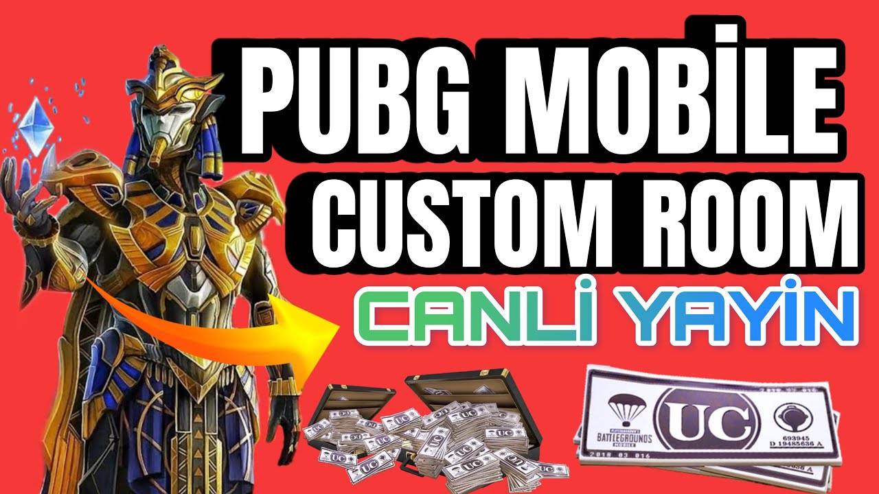 UC &Ouml;D&Uuml;LL&Uuml; CUSTUM ROOM !! PUBG MOBİLE CANLI YAYIN UC &Ouml;D&Uuml;LL&Uuml; !! #pubg  #pubgmobileuc  #pubgmobile
