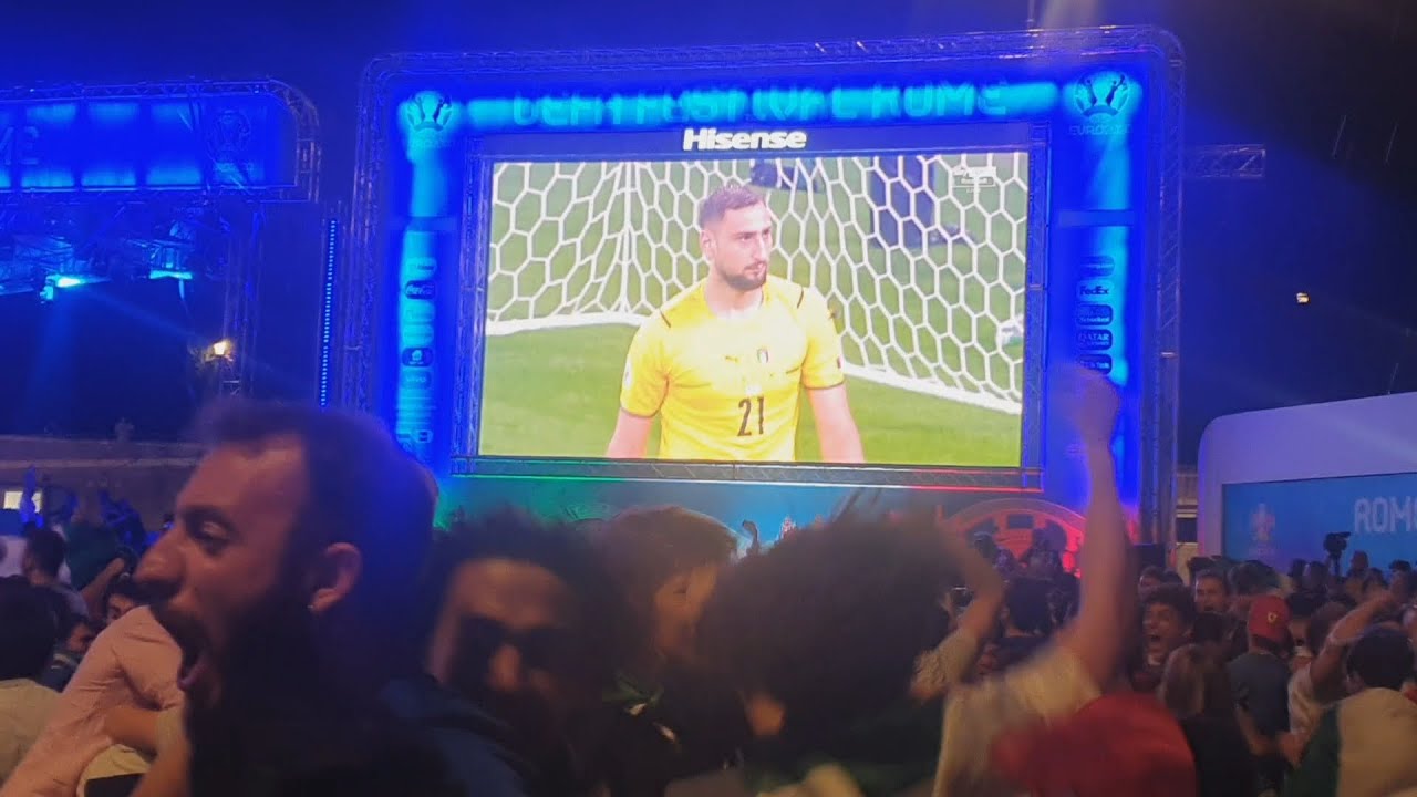 Gli Azzurri sono Campioni d'Europa, Roma impazzisce di gioia | EURO 2020