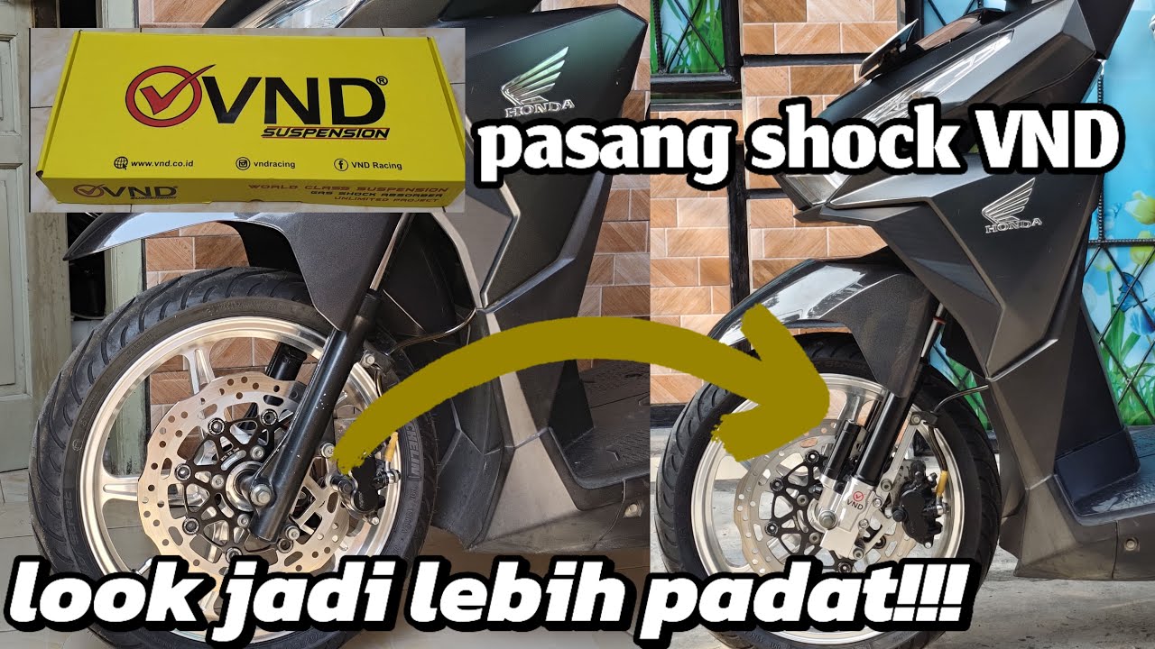 Pasang shock VND AK111 di vario 125/150
