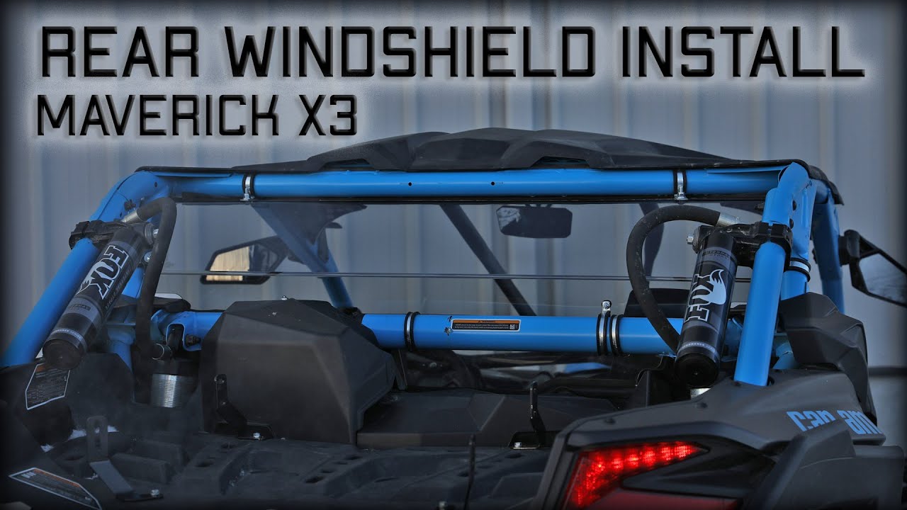 Rear Windshield Install | Can-Am Maverick X3 | How To | SuperATV