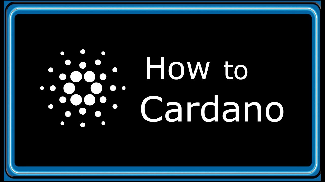 How to Cardano !!