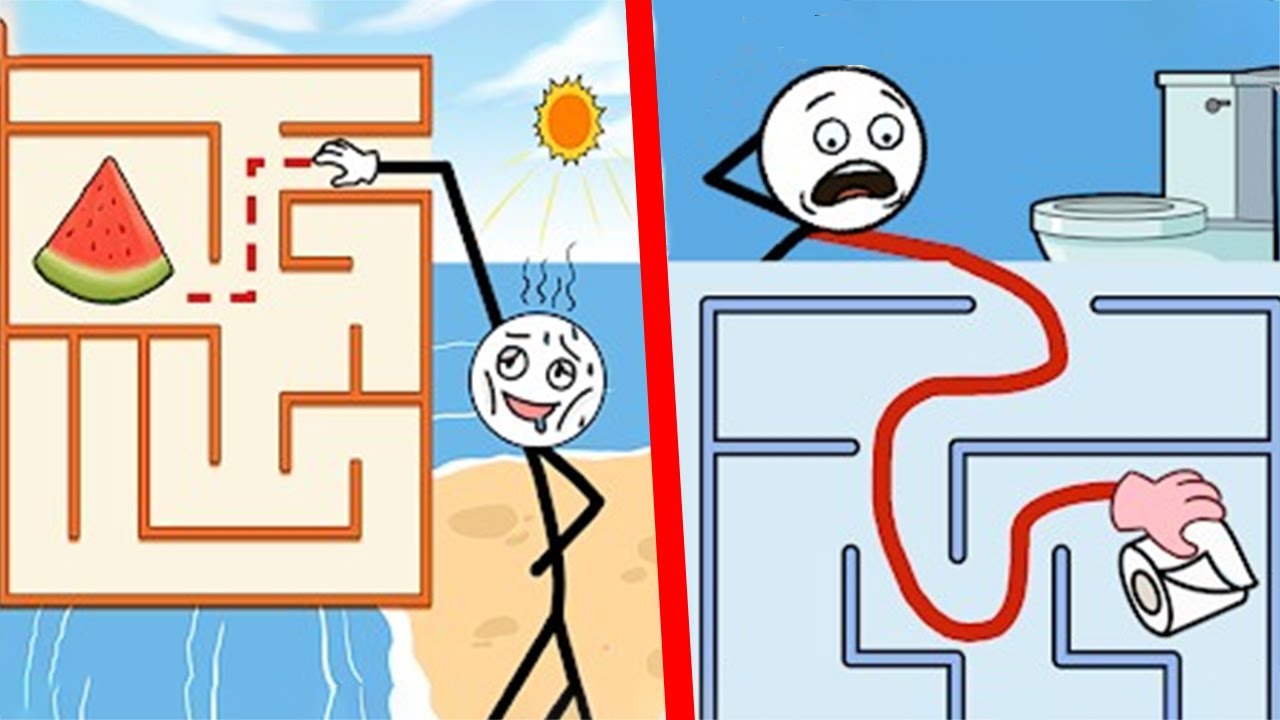 Maze Brain: Stick Story VS Maze Craze - Which Game Do You Like? - Gameplay Walkthrough (Android )