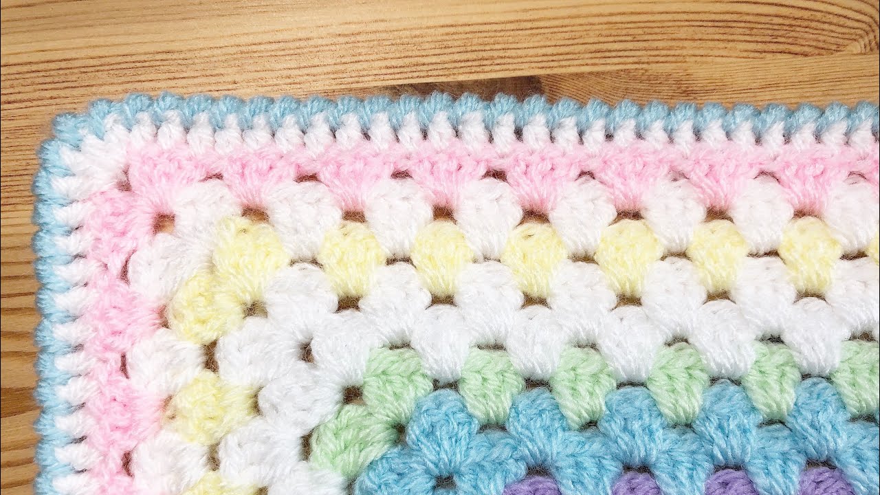 Crochet Crab Stitch Border