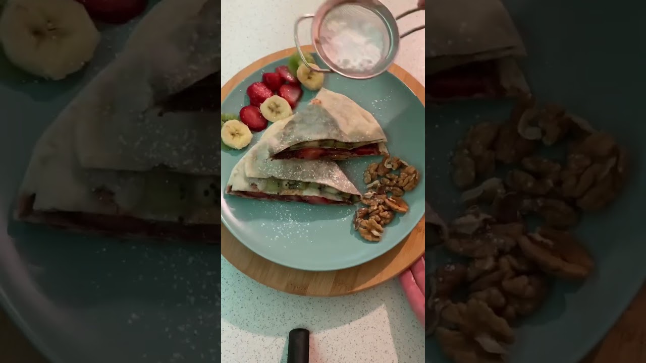 Waffle with flatbread “Lavaş” 