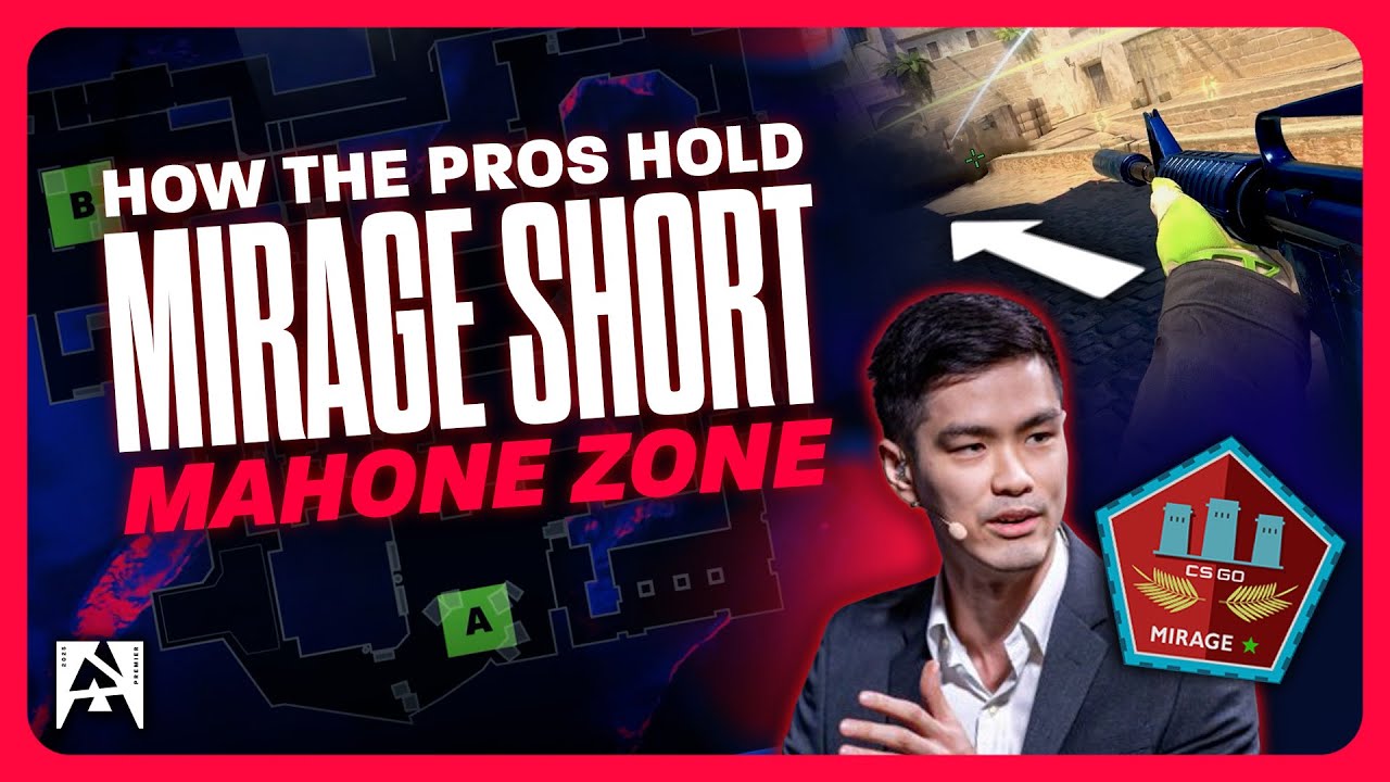 How to HOLD Mirage Short like a Pro 🤔 | Counter-Strike 2 Explained with Mahone