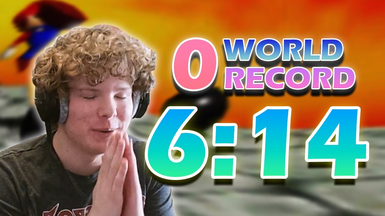 [WORLD RECORD] Super Mario 64 0 Star speedrun in 6:14.233
