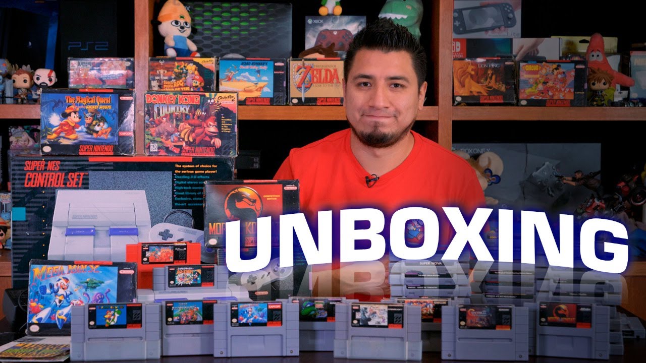 SUPER NINTENDO : UNBOXING RETRO I FEDELOBO