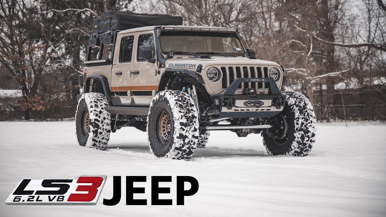 V8 LS SWAP OVERLAND JEEP GLADIATOR BUILD