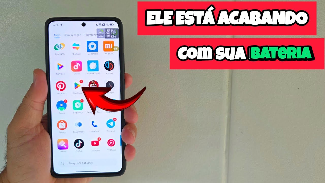 ELE DESTRÓI SUA BATERIA SEM VOCÊ SABER! FAÇA ESSAS CONFIGURAÇÕES E TENHA MAIS BATERIA NA HyperOS