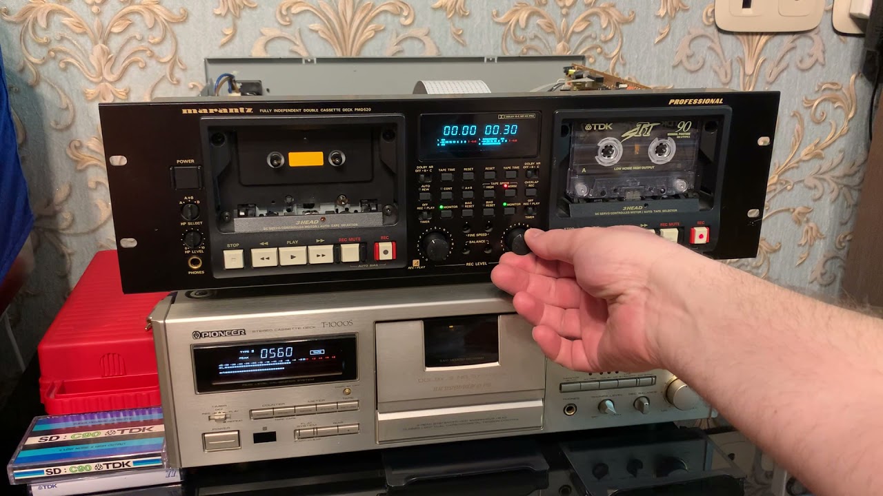 Marantz PMD520 Professional. 2х кассетная дека.
