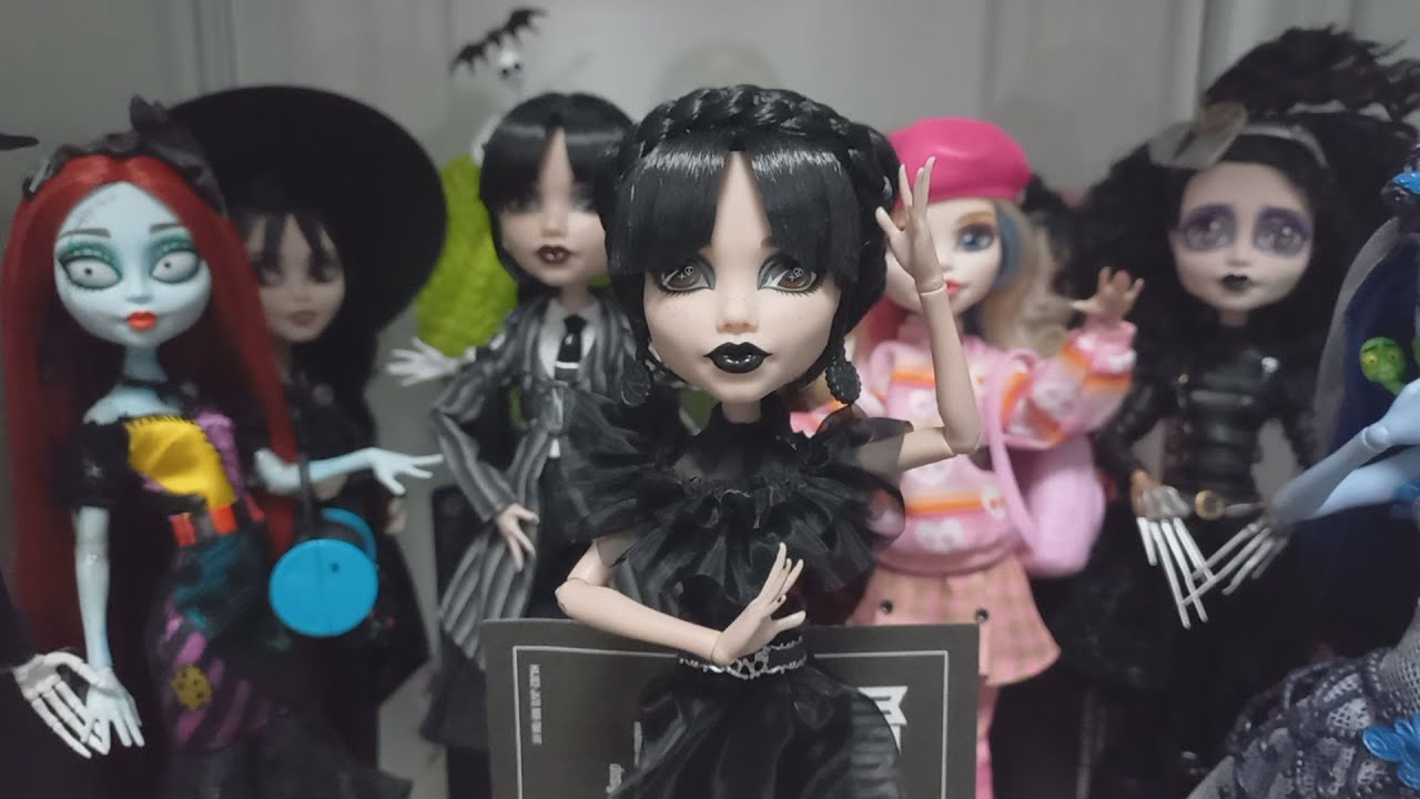 Otwórzcie ze mną lalkę Monster High Wednesday w sukni balowej 😍🖤 | Unbboxing