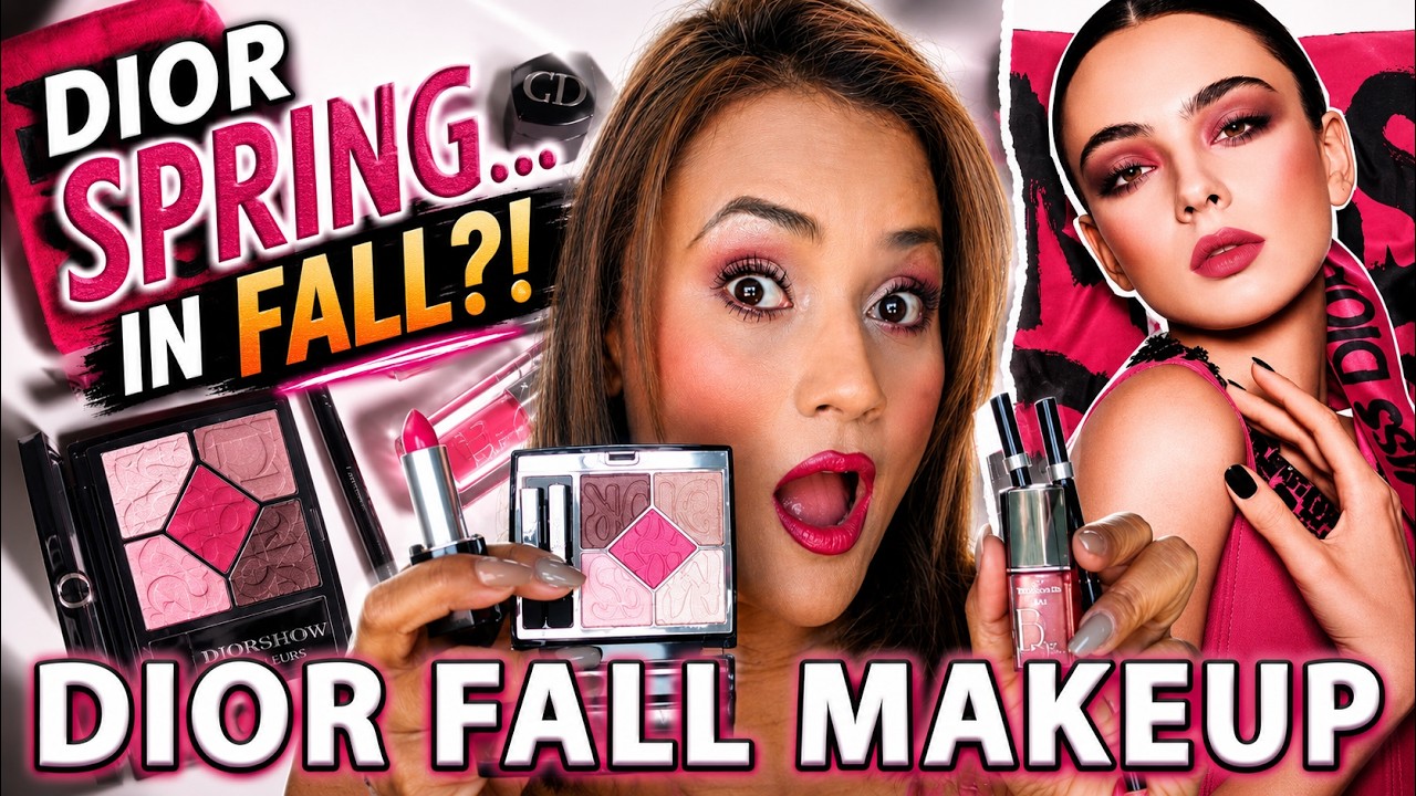 DIOR FALL MAKEUP: MISS DIOR 2025 | SPRING MAKEUP IN FALL? DIOR DID SOMETHING DIFFERENT DAYLIGHT DEMO