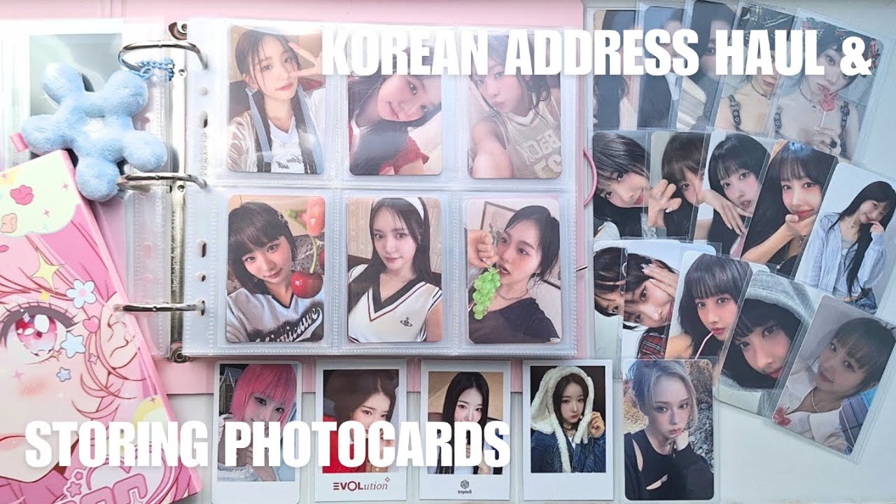 storing photocards 1 ✦ mimiirose, billlie, triples, aespa