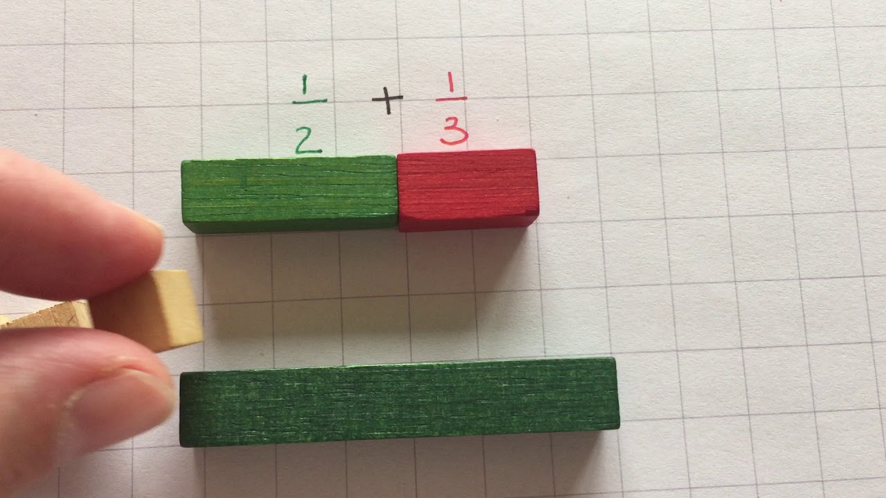 Adding Fractions with Cuisenaire Rods