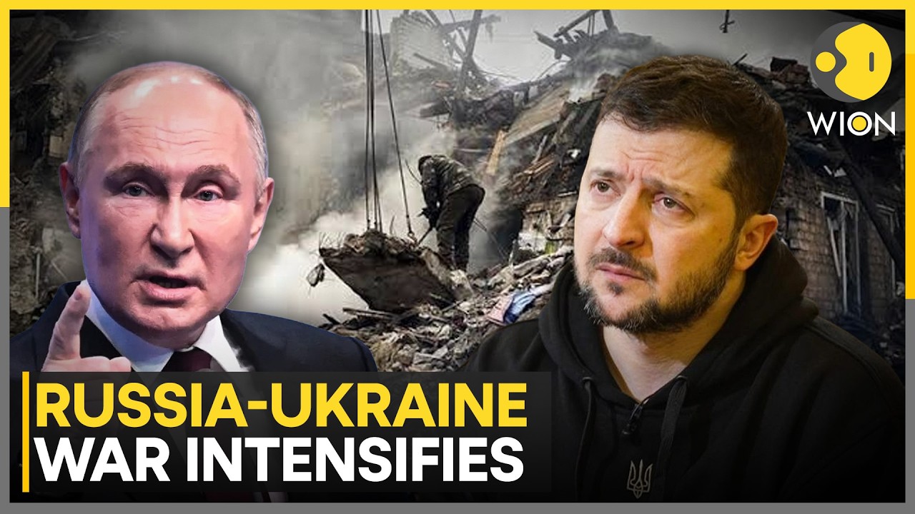 Russia-Ukraine War: Ukraine Hits Russian Cities with 370 Drones | WION