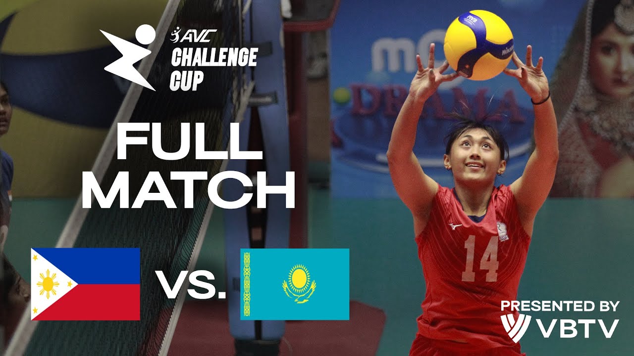 🇵🇭 PHI vs 🇰🇿 KAZ - Semifinals | AVC Challenge Cup 2024 - presented by VBTV