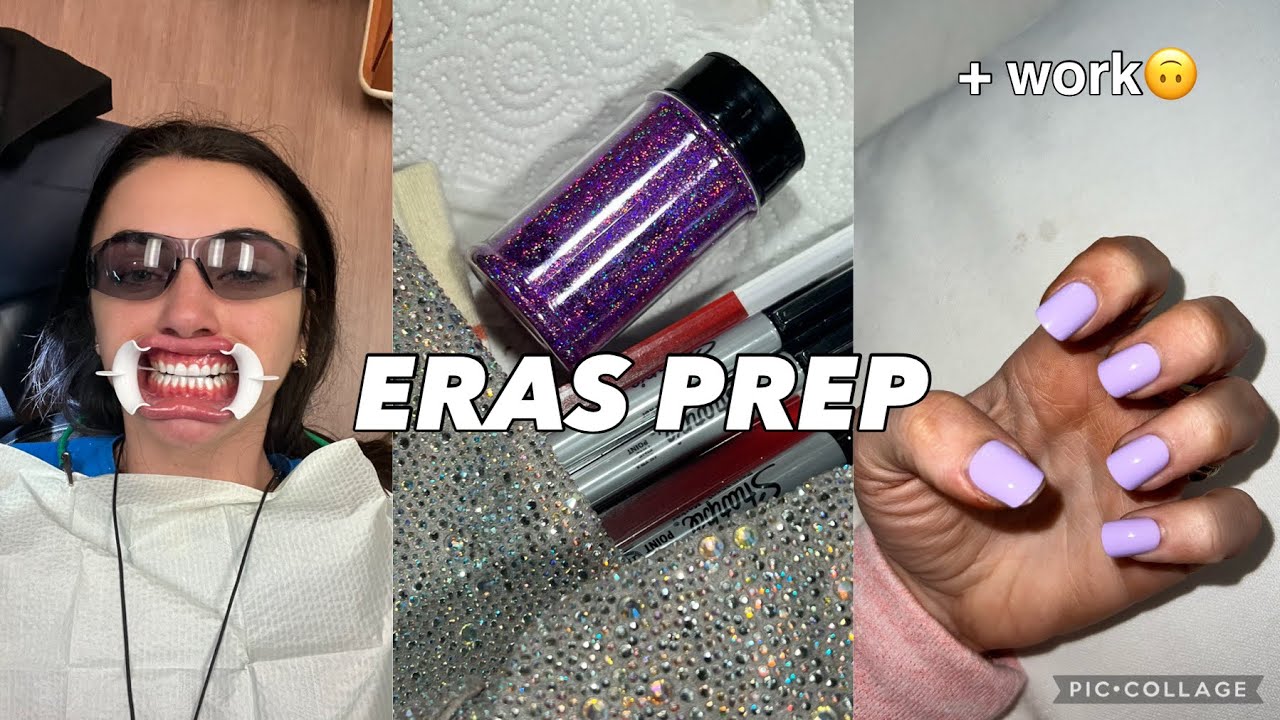 prep w/ me for ERAS TOUR | extensions, lash extensions, graduating nurse residency, accessories