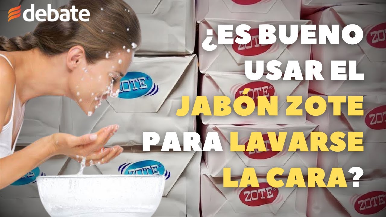 ¿Es bueno usar el jabón Zote para lavarse la cara? Este es el color que se recomienda usar