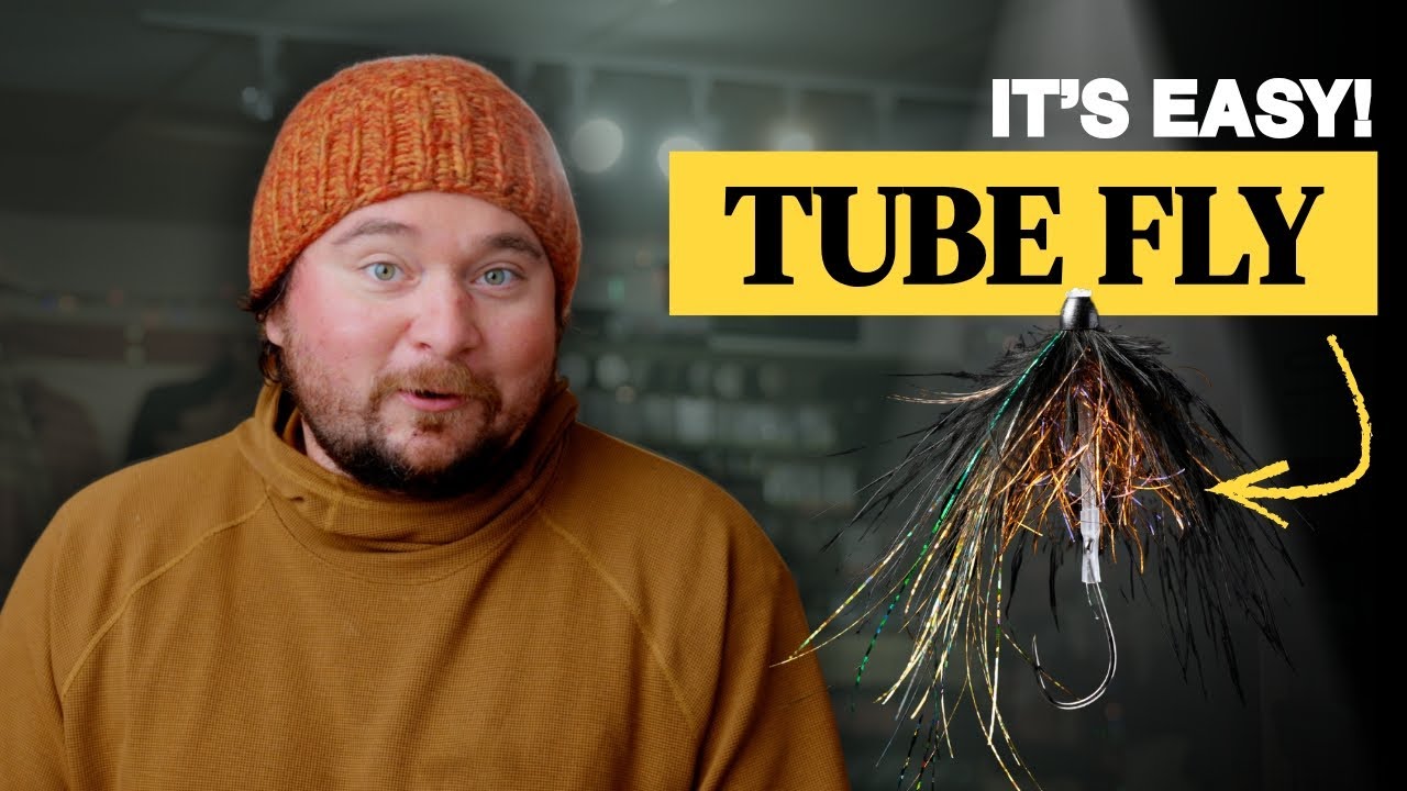 Great Lakes Marabou Tube — трубчатая мушка для стальноголового лосося | Учебное пособие по вязани...