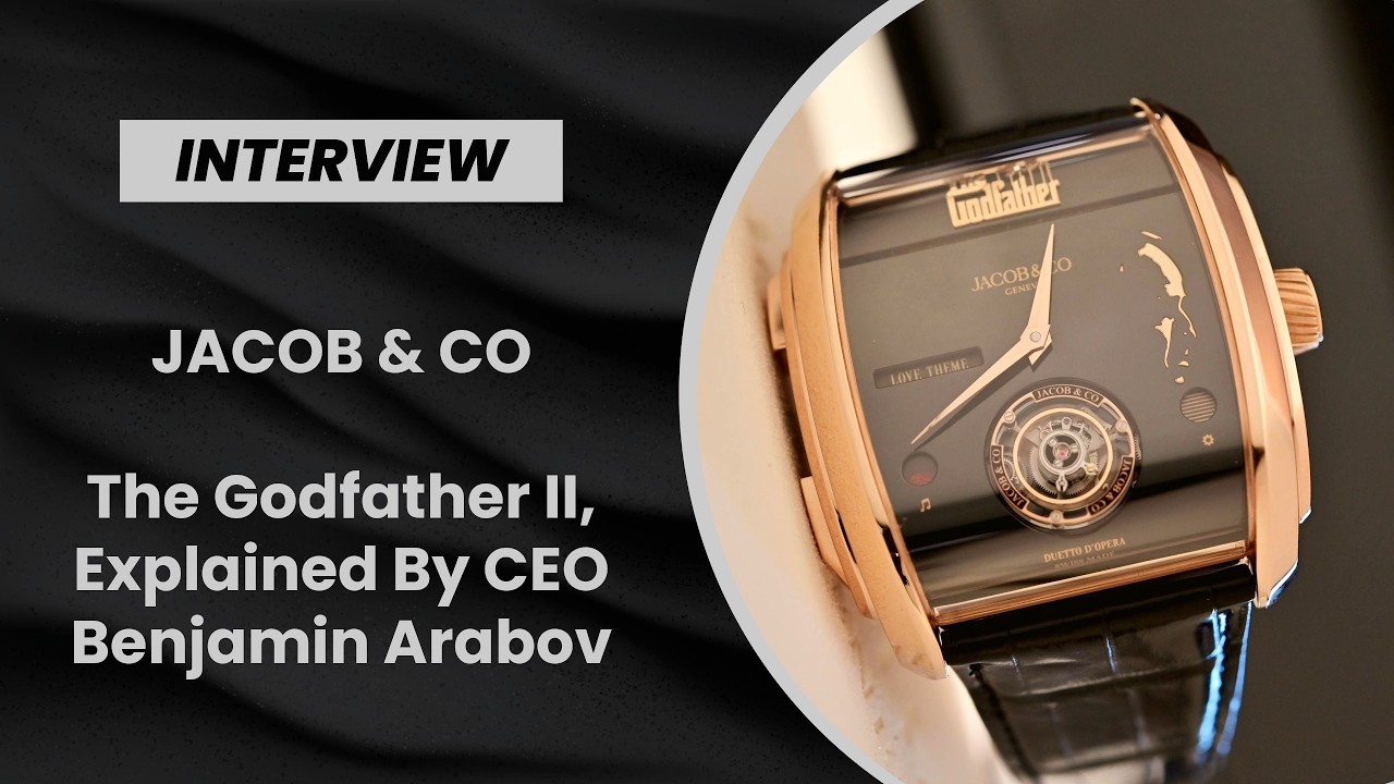 Предложение, от которого невозможно отказаться: новые часы Jacob & Co Godfather II, редкие музыка...