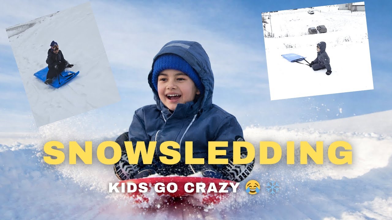 Norway Snow Fun: Akshat Went FULL SPEED! 🛷⚡