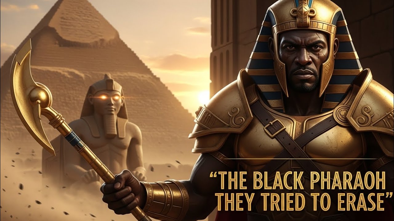 The Black Pharaoh They Tried to Erase – Taharqa’s Untold Legacy