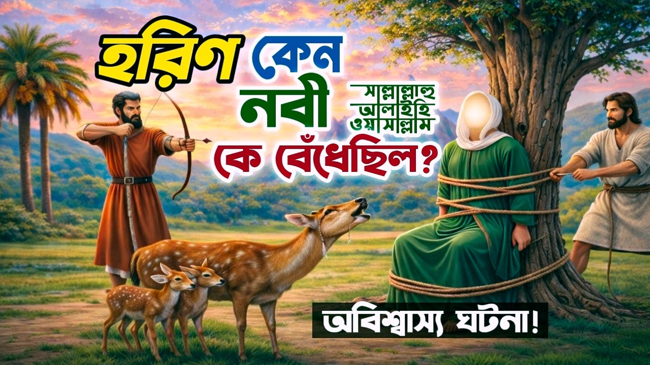 হরিণ কেন বিশ্ব নবী ﷺ কে গাছের সাথে বেঁধে রাখল? অবাক করা ইসলামিক ঘটনা
