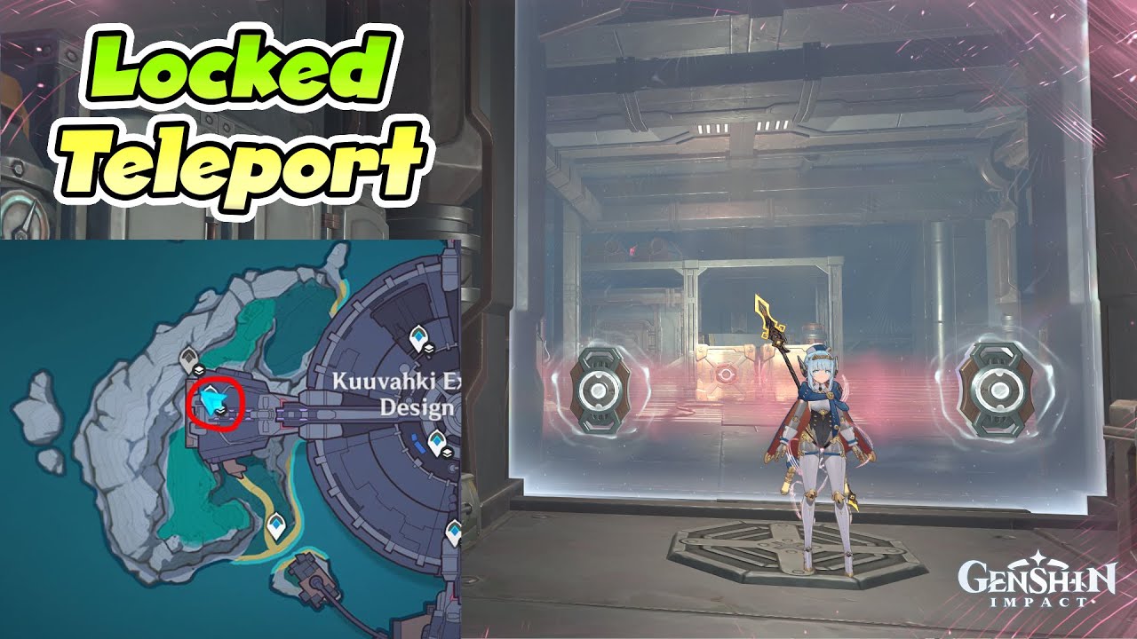 How to Open Barrier Teleport West of Kuuvahki Experimental Design Bureau v6.0 Nod-Krai Genshin