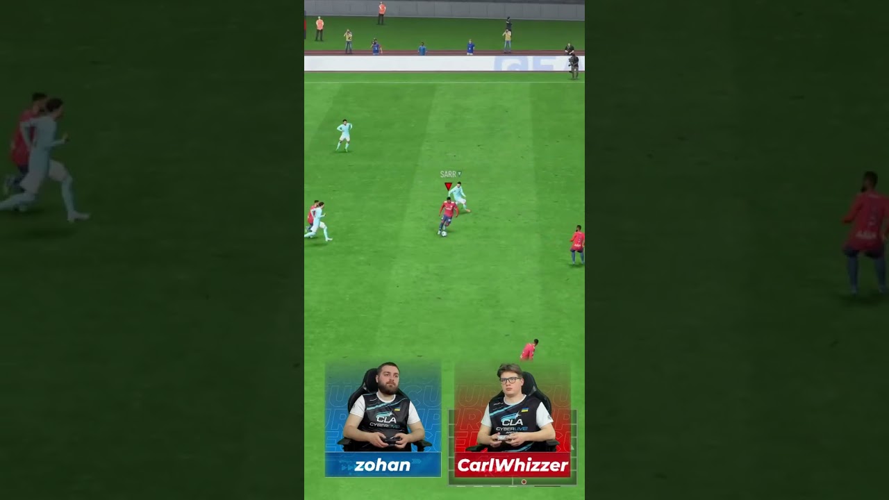 CarlWhizzer shoots a goal into the top of the goal FIFA 23 PS5 