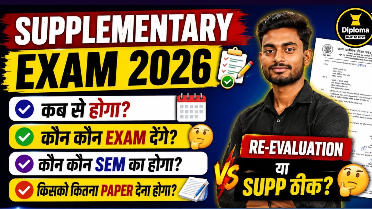 Supplementary Exam 2026 | Carry, Fail, Back Students | When Will the Exam Be Held? | Full Update 🔥