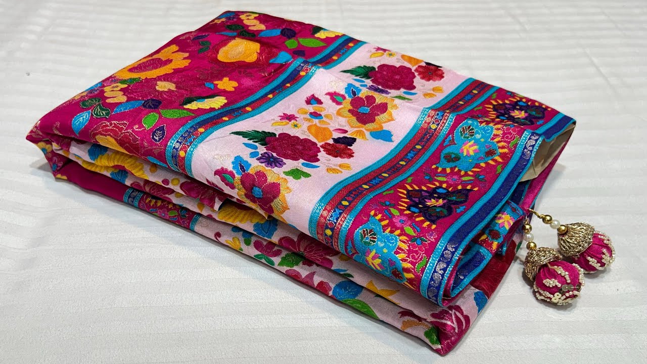 Latest Pure Dola Silk Sarees with position prints | Premium Looking Sarees | Wholesale Price 