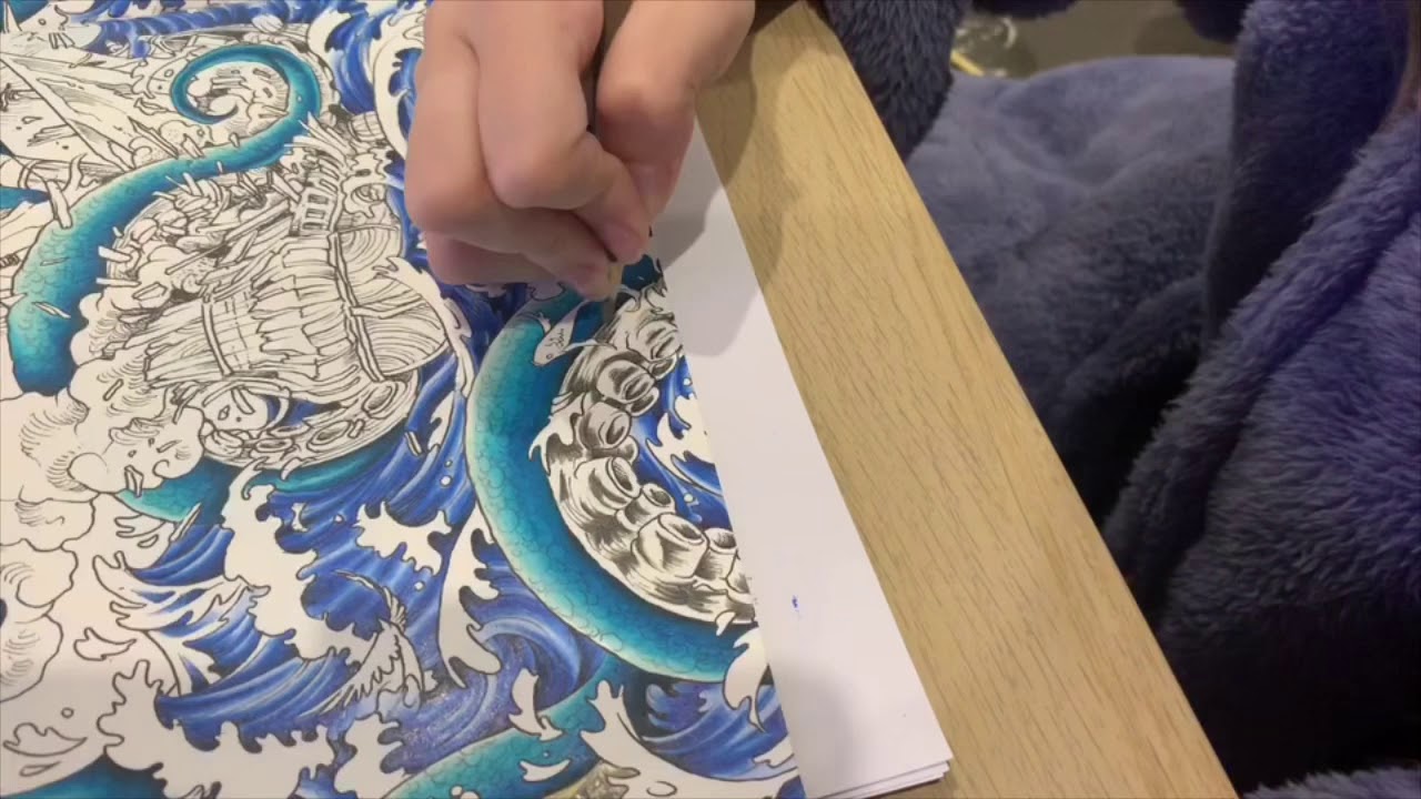 Color with me- Kraken from Colormorphia by Kerby Rosanes