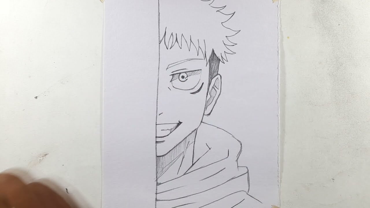 How To Draw Yuji Itadori, Easy Step By Step Anime Drawing, 