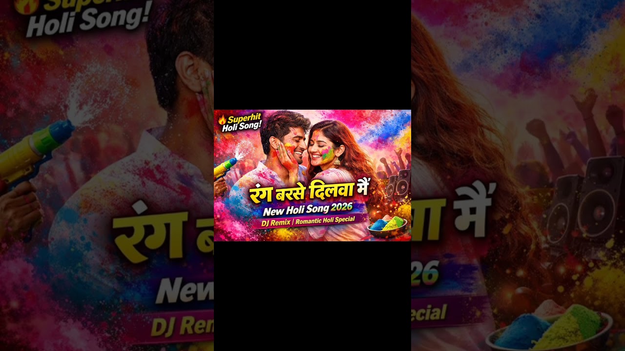 🔥 रंग बरसे दिलवा में 💖 | Superhit Holi Song 2026 | Romantic DJ Remix