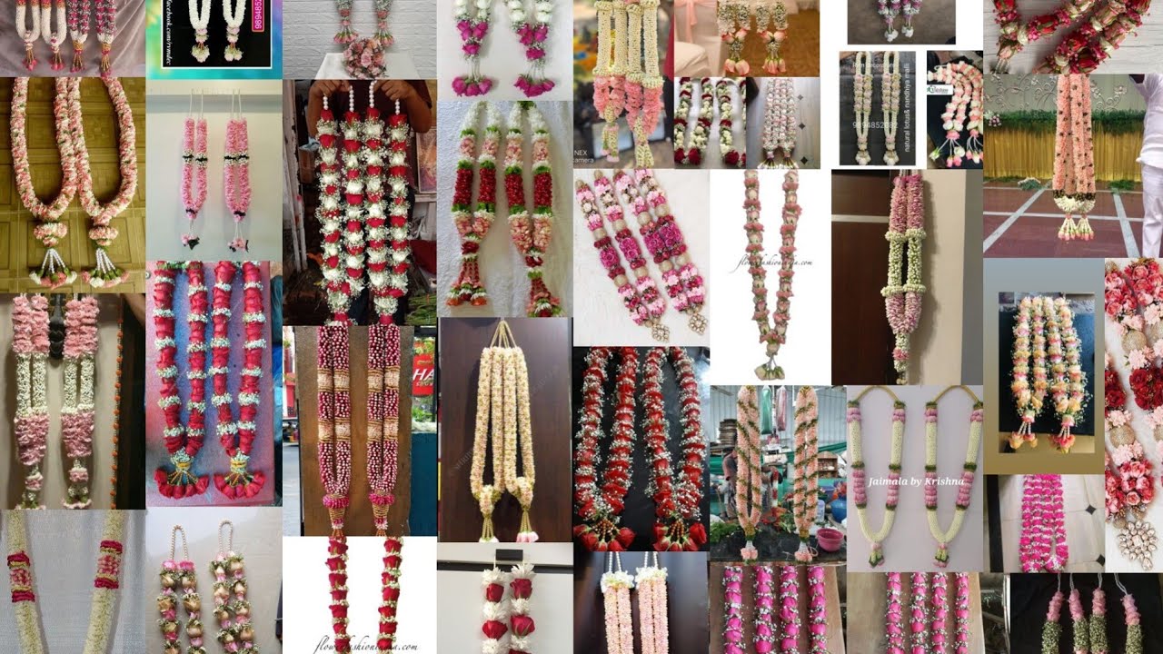 latest beautiful wedding garland collection