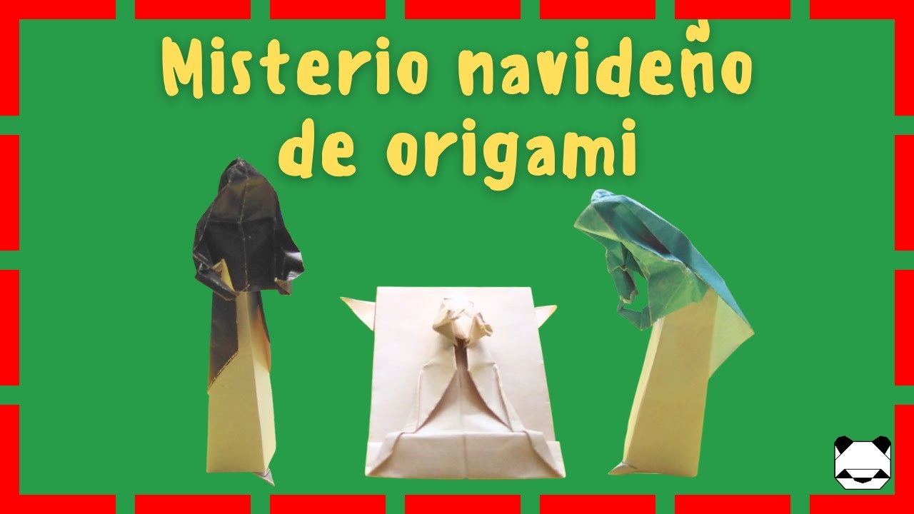 Misterio navideño de origami