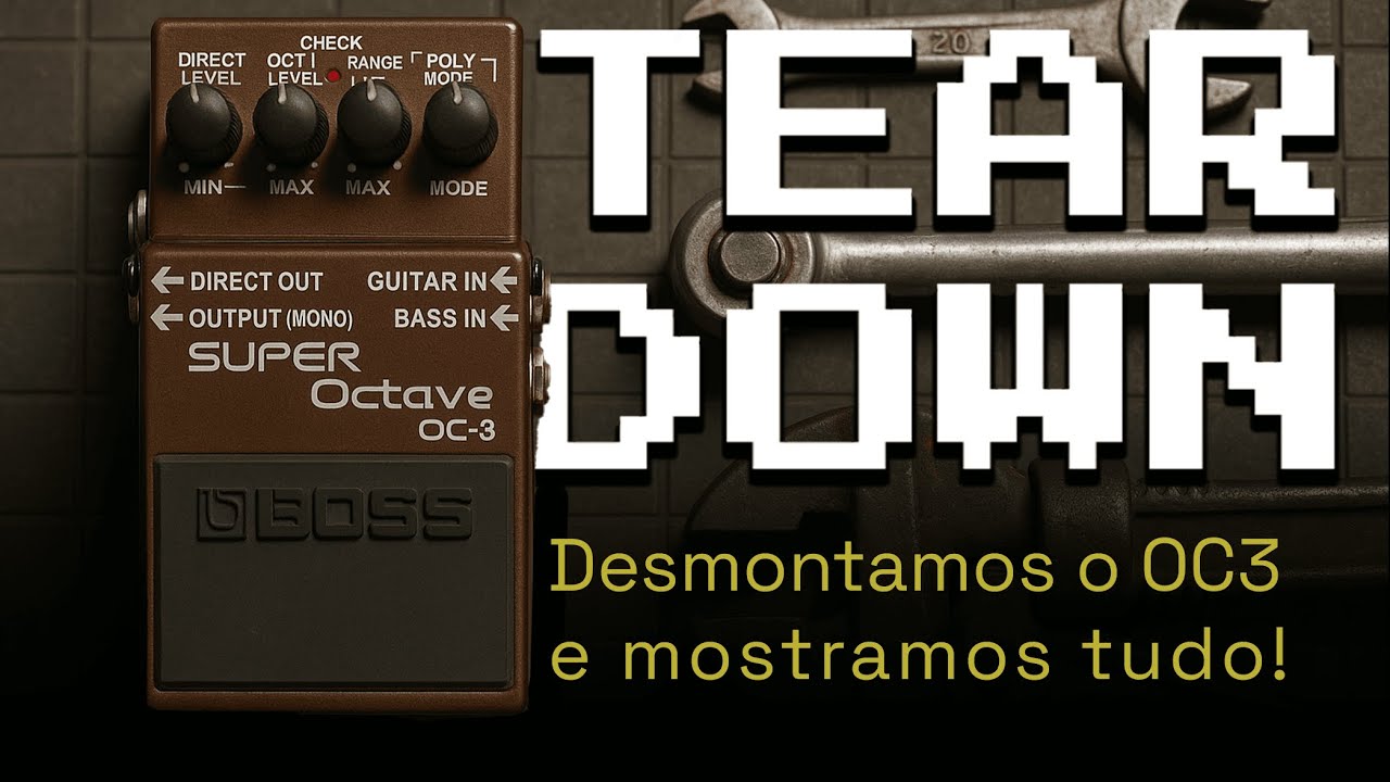 Desmontamos o Boss Super Octave OC3 // VTR Effects Teardown #8